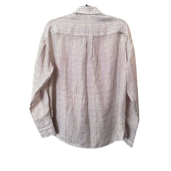 GREY JASON WU Metallic Patterned Button Down Blouse‎ Sz 4 - Picture 3 of 4